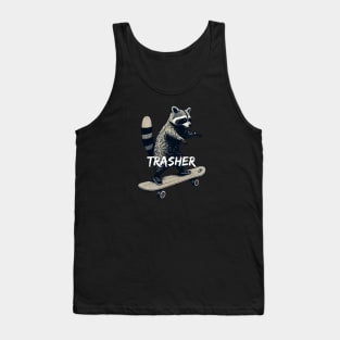 Trasher Raccoon Tank Top